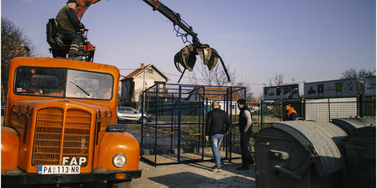 JKP „Higijena“: U Pančevu postavljene „kućice“ za privremeno skladištenje ambalaže