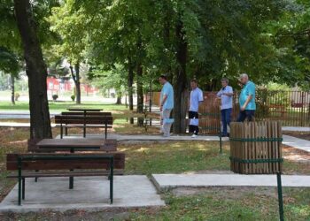 Centralna zona u Barandi primer u opštini Opovo