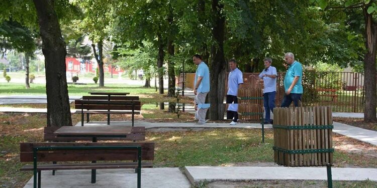 Centralna zona u Barandi primer u opštini Opovo