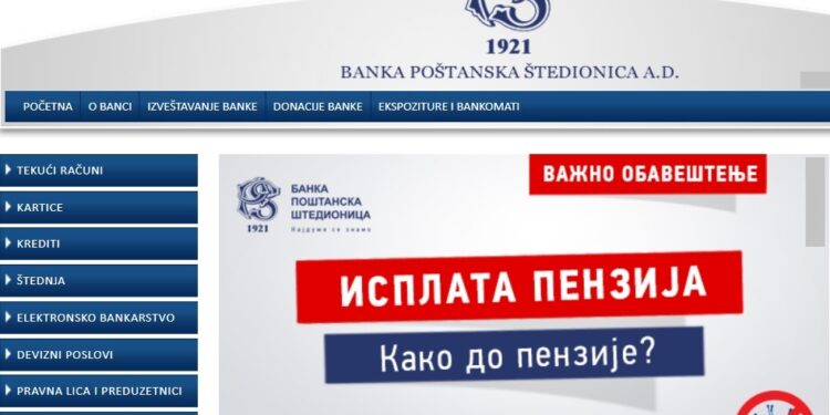 Počela isplata drugog dela februarske penzije na 184 lokacije