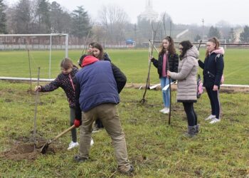 U Dolovu organizovana akcija sadnje ukrasnog medonosnog drveća