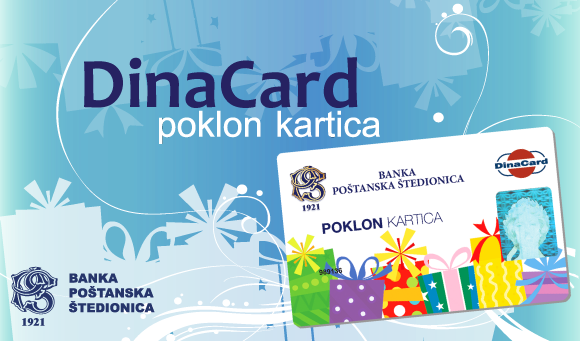 DinaCard poklon kartica – idealan poklon za praznike