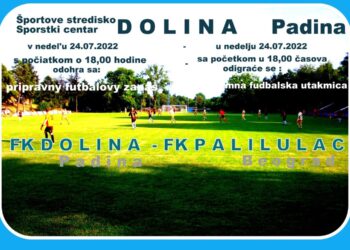 FK Dolina igra sa Palilulcem 24. jula