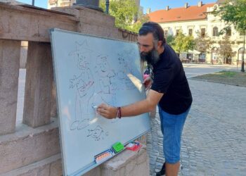 Radionica karikature i ilustracije u Jabuci