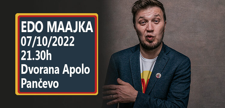Edo Maajka u Pančevu 7. oktobra