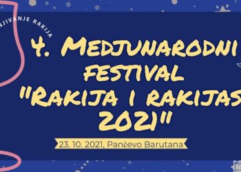 Međunarodni festival “Rakija i rakijaši” 23. oktobra u Pančevu