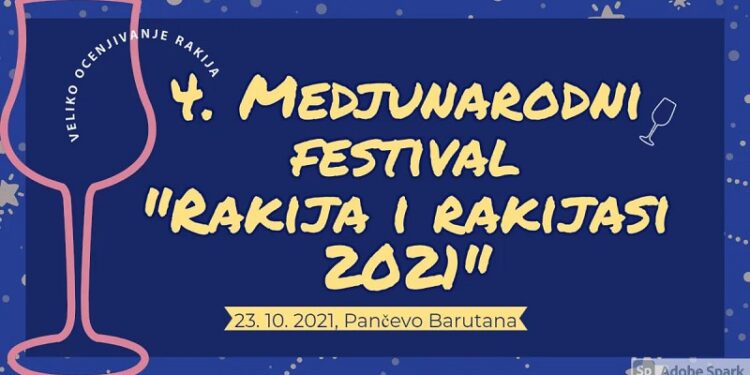 Međunarodni festival “Rakija i rakijaši” 23. oktobra u Pančevu