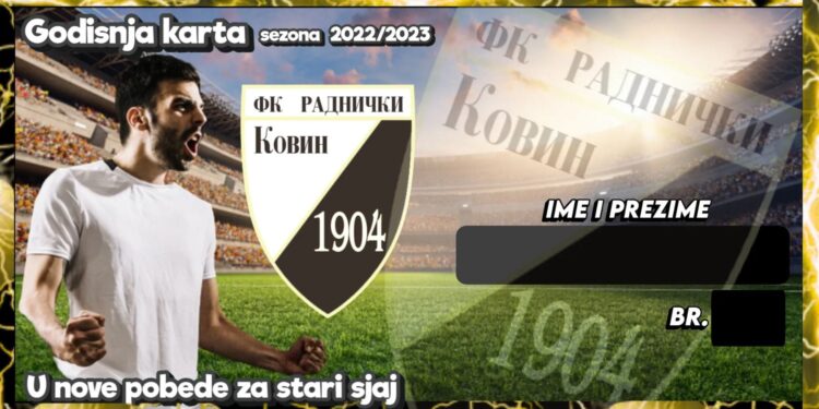 FK Radnički Kovin počeo prodaju godišnjih članskih karata
