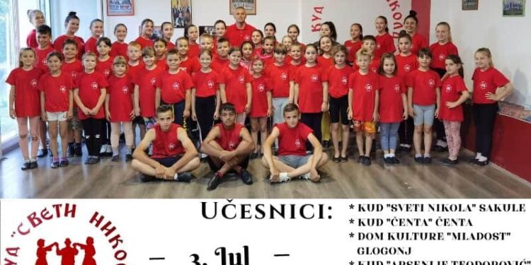 Folklorno veče 3. jula u Sakulama