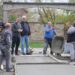 Betoniranje staze na groblju u Opovu