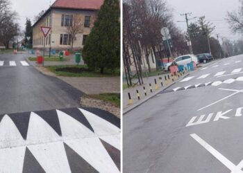 U Jabuci postavljeni usporivači brzine i prateća signalizacija