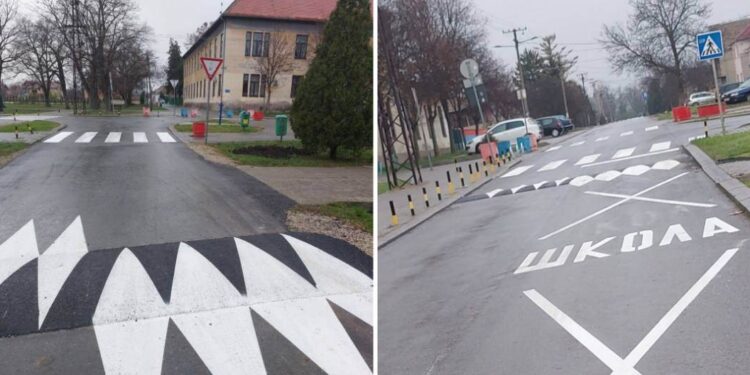 U Jabuci postavljeni usporivači brzine i prateća signalizacija
