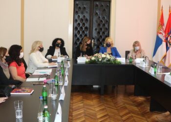 Kisić Tepavčević sa direktorkama osam centara za socijalni rad sa teritorije Južnog Banata