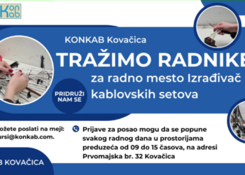 Traže se radnici u Kovačici