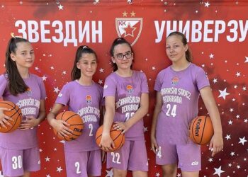 Košarkašice Agros Basketa iz Opova u kampu “Kalemegdan 2022”