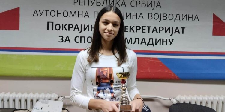 Ksenija Mrkela iz Pančeva najbolja atletičarka AP Vojvodine za pionire