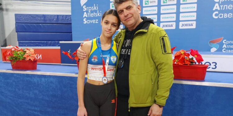 Ksenija Mrkela iz Pančeva vicešampion Srbije u trci na 800 metara