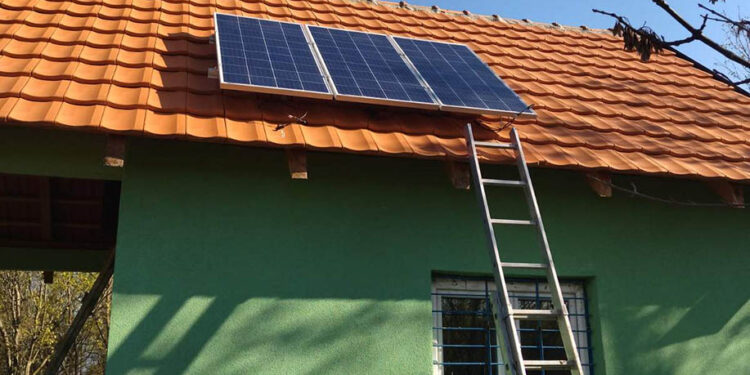 Lovačko društvo Fazan: Solarni paneli na lovačkoj kući