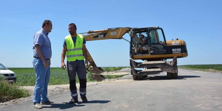 Počeli radovi na poslednje tri faze puta Opovo – Debeljača