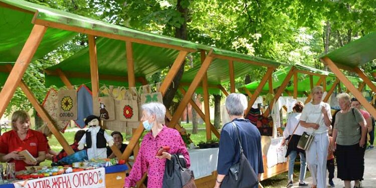 Aktiv žena organizovao Etno bazar u centru Opova