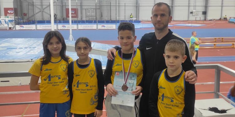 Medalje za pionire Atletskog kluba “Spartak” iz Opova