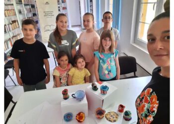 Održana 14. kreativna radionica u Biblioteci u Opovu