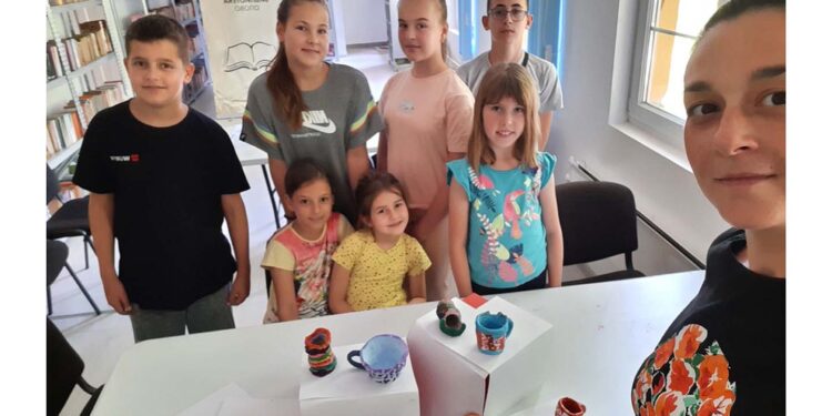 Održana 14. kreativna radionica u Biblioteci u Opovu