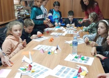 Radionice origamija i glume za decu u Kačarevu