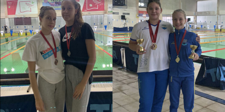Pet medalja za pančevački Dinamo u Ligi mladih plivača Vojvodine
