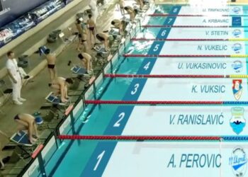 Vukašin Štetin iz Opova na plivačkom „Petnica kupu 2022“