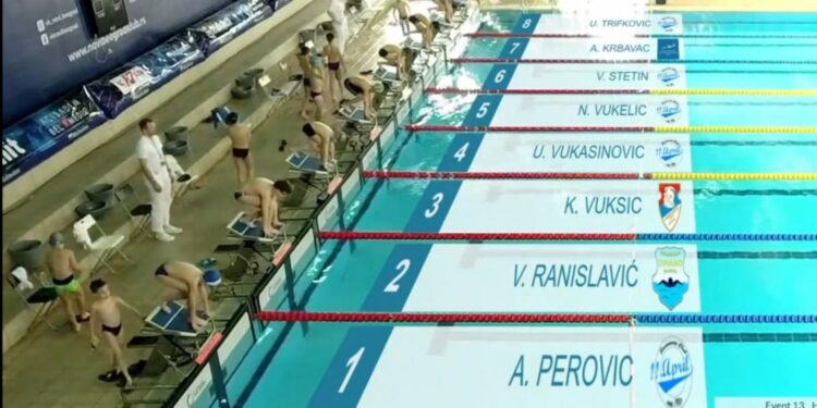 Vukašin Štetin iz Opova na plivačkom „Petnica kupu 2022“