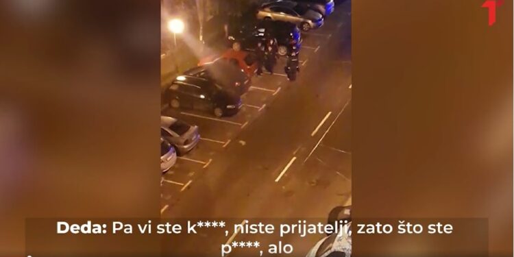Ko je pijani nasilnik koji je sinoć u Pančevu vređao i napadao policiju? (VIDEO)