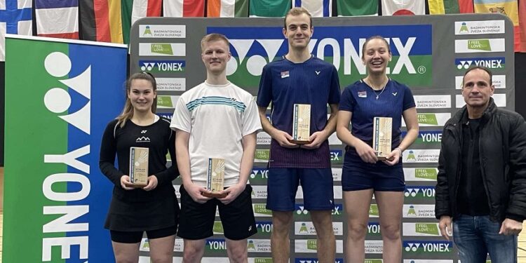 Zlato za Tomića i Vitman na badminton turniru u Sloveniji