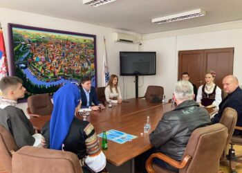 Gradonačelnik Stevanović organizovao prijem za KUD “Stanko Paunović” NIS-RNP