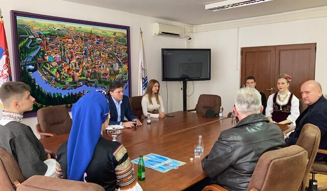 Gradonačelnik Stevanović organizovao prijem za KUD “Stanko Paunović” NIS-RNP