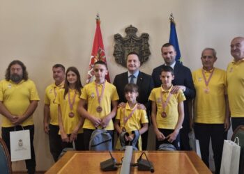 Ministar prosvete primio Evropske prvake u poznavanju saobraćaja, među njima i Lazar i Hana iz Omoljice