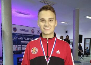 Aleksa Rakonjac osvojio srebrnu medalju u konkurenciji juniora puškom