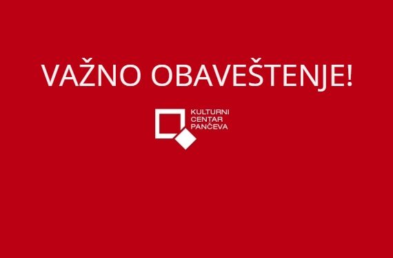 Obaveštenje Kulturnog centra
