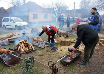 Božićna pečenica u opovačkom Kertizu