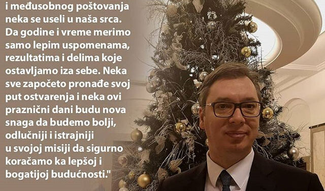 Vučić: Da se vreme ljubavi useli u naša srca