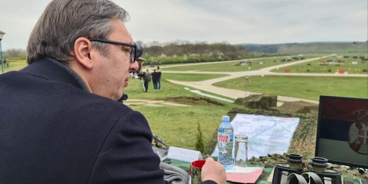 VUČIĆ U JUŽNOM BANATU: Združena taktičko-pokazna vežba sa bojevim gađanjem Vojske i MUP „Odgovor 2021“