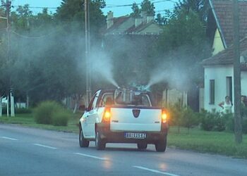 Prskanje komaraca u Pančevu