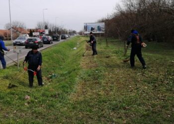 JKP Zelenilo sređuje javne površine u naseljima Strelište i Vojlovica