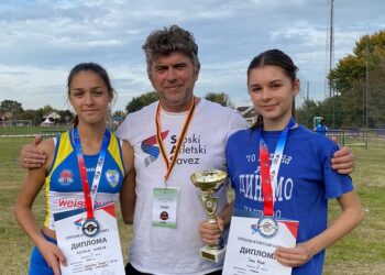 Ksenija Mrkela i Sanja Marić bronzane na Republičkom takmičenju