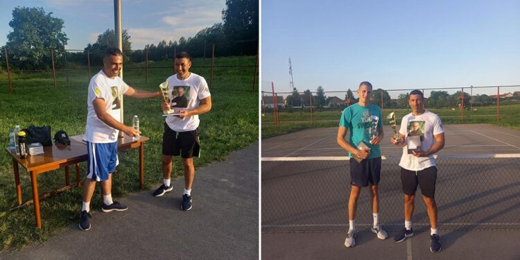 Pobednik teniskog turnira Dragan Grujić iz Opova