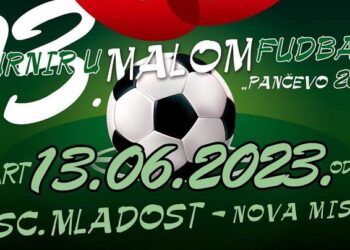 Na turniru u malom fudbalu u Pančevu učestvovaće 24 ekipe