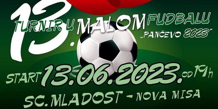Na turniru u malom fudbalu u Pančevu učestvovaće 24 ekipe