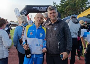 Mihal Šulja iz AK Dinamo Pančevo vicešampion novosadskog noćnog maratona
