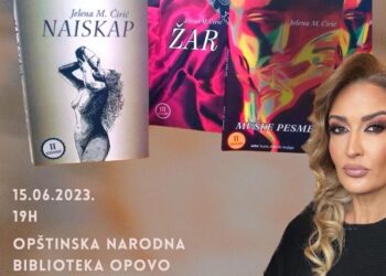 Poezija Jelene Ćirić u Opštinskoj narodnoj biblioteci Opovo