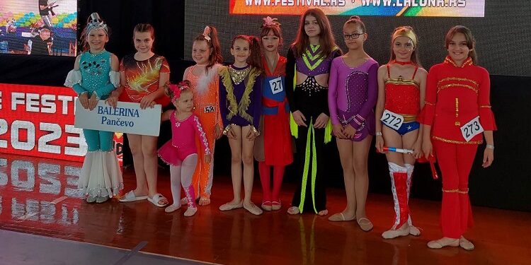 Vredne medalje za članice Plesnog kluba Balerina iz Pančeva